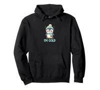 I'm Cold Cute Winter Pingouin Femme Fille Sweat à Capuche