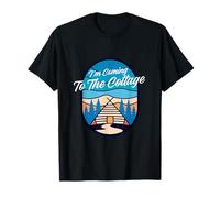 I'm Coming to The Cottage Retro Geometric Outdoors T-Shirt
