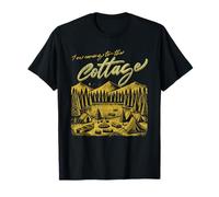 I'm Coming to The Cottage Vintage Camping Lake Cabin Nature T-Shirt