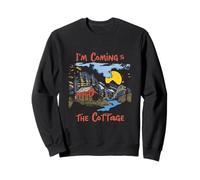 I'm Coming to The Cottage Vintage Outdoors Retro Summer Sweatshirt