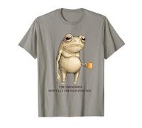I'm Conscious Don't Let The Face Fool You Funny Frog Coffee T-Shirt