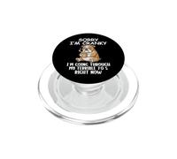 I'm Cranky I'm Going Through My Terrible 70's Funny Bulldog PopSockets PopGrip pour MagSafe