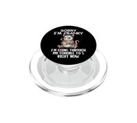 I'm Cranky I'm Going Through My Terrible 70's Funny Possum PopSockets PopGrip pour MagSafe