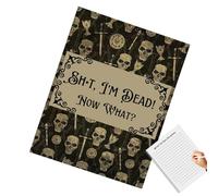 I'm Dead Now What Book Planner End Of Life Planner Bénéficiaire Planner Livre Intéressant Carnet de notes Because I'm Dead Organizer Notebook For Beneficiary Info Will Preparation Last Wishes