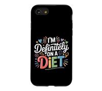 I'm Definitely on A Diet Food Denial Jokes |- Coque pour iPhone SE (2020) / 7/8