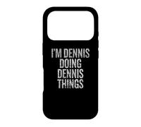 I'm Dennis Doing Dennis Things Funny Vintage Coque pour iPhone 17 Pro