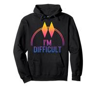 I'm Difficult Double Black Diamonds Piste de Ski Snowboard Sweat à Capuche