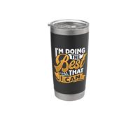 I'm Doing the Best That I Can - Motivational Inspirational Inspirational Gobelet isotherme en acier inoxydable double paroi
