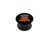 I'm Done Teaching Let's Go Camping Hiking RV Camper Nature PopSockets PopGrip Adhésif