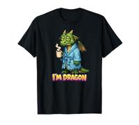 I'm Dragon Coffee Pun Humour T-Shirt