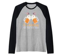 I'm Drinking for Two This Year American Flag 4th of July Manche Raglan