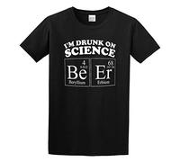 I'm Drunk on Science Beer Periodic Elements Funny O-Neck 100% Cotton Short Sleeve Unisex T-Shirt S