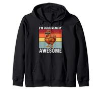 I'm Eggstremely Awesome Cute Retro Men Women Kids Chicken Sweat à Capuche