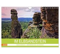 Im Elbsandstein - Sächsisch-böhmische Schweiz (Wandkalender 2026 DIN A4 quer), CALVENDO Monatskalender: Im Sächsisch-böhmischen Sandstein - ... Sehnsuchtsorte zwischen Sachsen und Böhmen