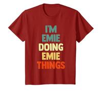 I'M Emie Doing Emie Things Fun Nom personnalisé Emie T-Shirt
