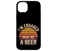 I'm Engaged Grab Me A Beer Wedding Proposal Humor ||- Coque pour iPhone 14 Plus