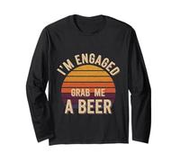 I'm Engaged Grab Me A Beer Wedding Proposal Humor ||- Manche Longue