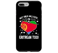 I'm Eritrean Too Cute Drapeau Érythrée Motif cœur Coque pour iPhone 7 Plus/8 Plus