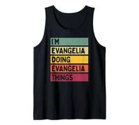 I'm Evangelia Doing Evangelia Things Funny Personnalisé Débardeur