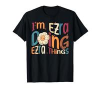 I'm Ezra Doing Ezra Things, Funny Groovy Retro Ezra T-Shirt
