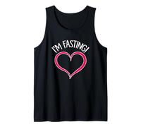 I'm Fasting Heart Shape Graphic If Intermittent Fasting Débardeur