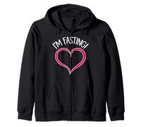 I'm Fasting Heart Shape Graphic If Intermittent Fasting Sweat à Capuche