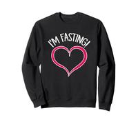 I'm Fasting Heart Shape Graphic If Intermittent Fasting Sweatshirt