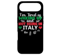 I'm Fatigué of Waking Up and Not Being in Italy Drôle Italien Coque pour iPhone Air
