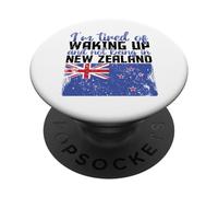 I'm Fatigué of Waking Up and Not Being in New Zealand Funny PopSockets PopGrip Adhésif