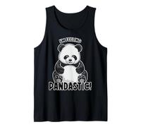 I'm Feeling Pandastic Cute Panda Bear Zoologie Débardeur