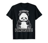 I'm Feeling Pandastic Cute Panda Bear Zoologie T-Shirt