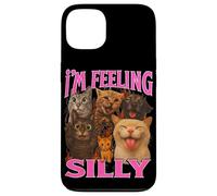 I'm Feeling Silly Cats Mignon Vintage Bootleg Hilarious Kitty Coque pour iPhone 13