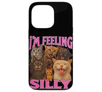 I'm Feeling Silly Cats Mignon Vintage Bootleg Hilarious Kitty Coque pour iPhone 13 Pro