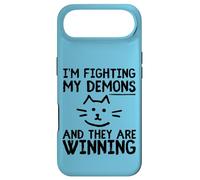Im Fighting My Demons and They are Winning Funny Cat Meme Coque pour iPhone Air