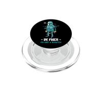 I'm Fine Funny Wounded Soldier Swords Sarcastic Quote Gag PopSockets PopGrip pour MagSafe