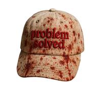 Im Fine Hat Problem Solved Chapeaux d'Halloween Horreur Amusant Halloween Chapeau unisexe Cap Problem Solved Chapeaux (abricot, taille unique)