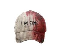 Im Fine Hat Problem Solved Halloween Chapeaux Horreur Amusant Halloween Chapeau Unisexe Chapeau Cap Problem Solved Chapeaux (Kaki, Taille unique)