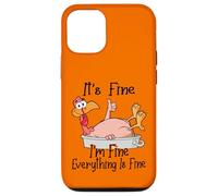 Im Fine It's Fine Funny Turkey, My Thanksgiving is Okey Coque pour iPhone 12/12 Pro