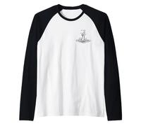 I'm Fine Minimalist Thumbs Up Sarcastique Stress Humour Graphique Manche Raglan