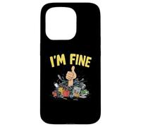 I'm Fine Thumbs Up On a un tas de fournitures de bureau Funny I'm Fine Coque pour iPhone 15 Pro