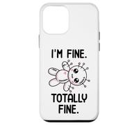 I'm Fine Totally Fine Poupée vaudou Mignonne Kawaii Halloween Coque pour iPhone 12 Mini