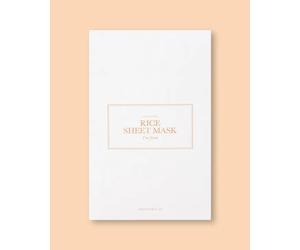 I'm from Masque en tissu hydratant pour le visage à l'extrait de riz Rice Sheet Mask - 20 ml * 5 pcs
