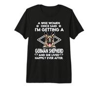 I'm Getting A German Shepherd Funny Dog Mom Puppy Lovers T-Shirt Haut de Gamme