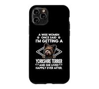 I'm Getting A Yorkshire Terrier Funny Dog Mom Puppy Lovers Coque pour iPhone 11 Pro