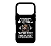 I'm Getting A Yorkshire Terrier Funny Dog Mom Puppy Lovers Coque pour iPhone 17 Pro