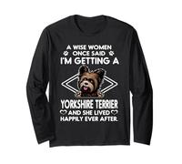 I'm Getting A Yorkshire Terrier Funny Dog Mom Puppy Lovers Manche Longue
