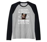 I'm Getting A Yorkshire Terrier Funny Dog Mom Puppy Lovers Manche Raglan