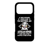 I'm Getting an Australian Shepherd Funny Dog Mom Puppy Coque pour iPhone 17 Pro