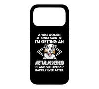 I'm Getting an Australian Shepherd Funny Dog Mom Puppy Coque pour iPhone 17 Pro Max