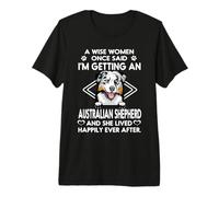 I'm Getting an Australian Shepherd Funny Dog Mom Puppy T-Shirt Haut de Gamme